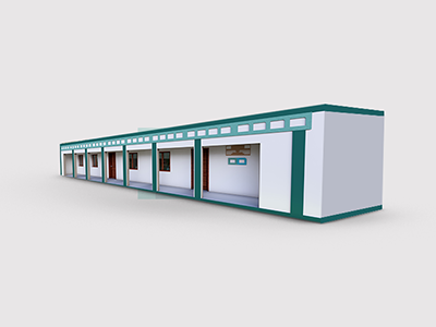 6 class school (270 sqm)